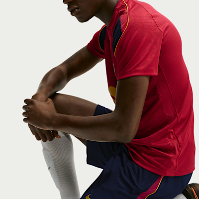 Nike FC Barcelona Strike Nike Dri-FIT Örgü Erkek Futbol Şortu görsel 4