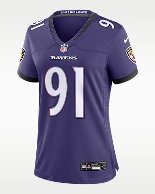 Женские джерси Trey Hendrickson Baltimore Ravens Nike NFL Game Jersey