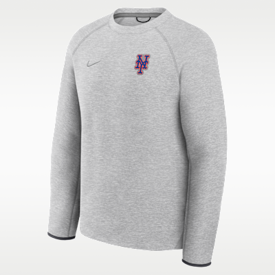 New York Mets Tech Fleece Men's Nike MLB Pullover Crew