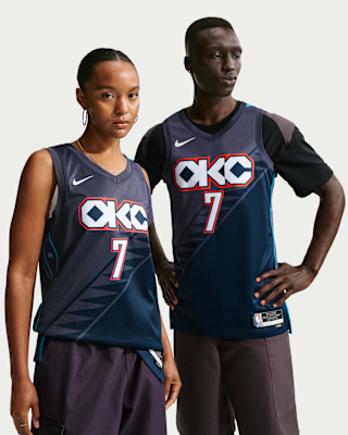 Мужские джерси Chet Holmgren Oklahoma City Thunder City Edition Nike NBA Swingman Jersey