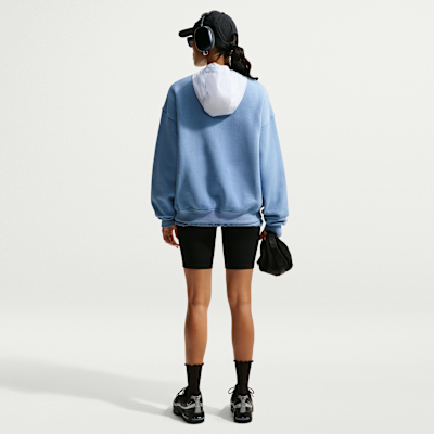 Nike Studio Fleece Orta Kalınlıkta Oversize Crew Kadın Sweatshirt'ü görsel 5