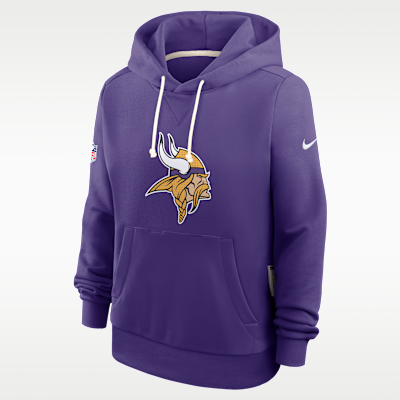 Minnesota Vikings Sideline Women's Nike Dri-FIT NFL Pullover Hoodie