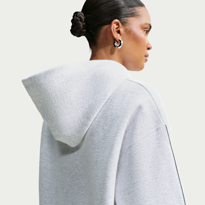 Nike Studio Fleece Orta Kalınlıkta Oversize Kapüşonlu Kadın Sweatshirt'ü görsel 2