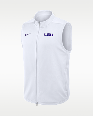 Мужская безрукавка LSU Primetime Victory Nike Therma-FIT College Full-Zip Vest
