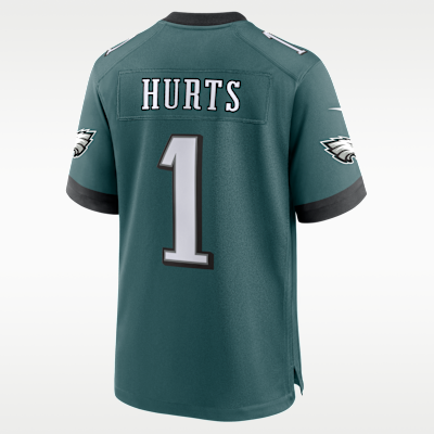 Jersey Nike de la NFL Game para hombre Jalen Hurts Philadelphia Eagles