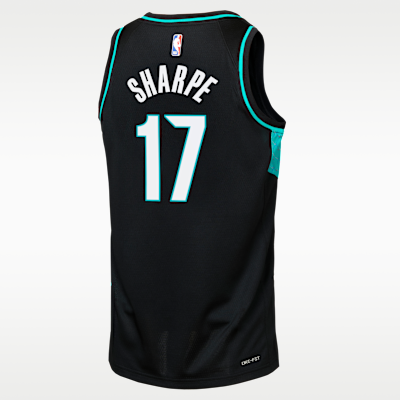 Jersey Nike de la NBA Swingman para niños talla grande Shaedon Sharpe Portland Trail Blazers City Edition