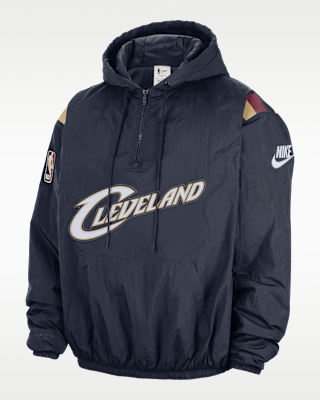 Мужское худи Cleveland Cavaliers Hardwood Classics Nike Therma-FIT NBA 1/2-Zip Hoodie
