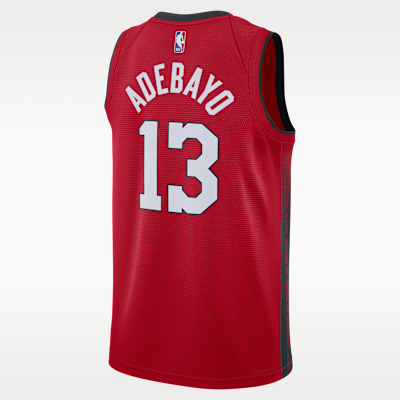 Jersey Nike Dri-FIT de la NBA Swingman para hombre Bam Adebayo Miami Heat 2024/25 City Edition