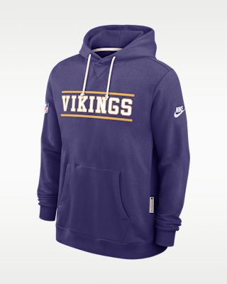 Мужское худи Minnesota Vikings Alt Standard Issue Nike Dri-FIT NFL Pullover Hoodie