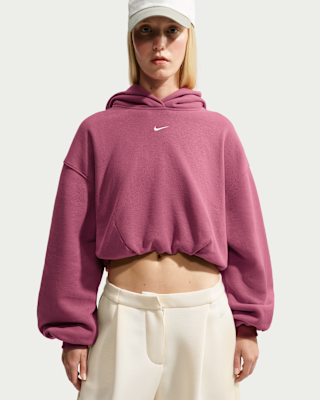 Женское худи Nike Studio Fleece Medium Weight Oversized Cropped Hoodie