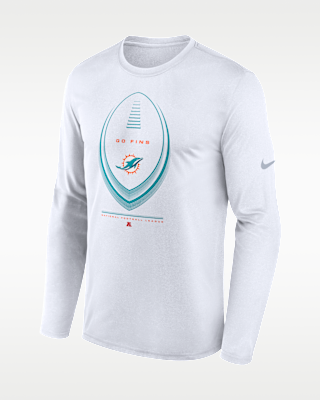 Мужская футболка Miami Dolphins Legend Icon Nike Dri-FIT NFL Long-Sleeve
