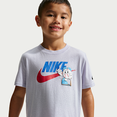 Playera de béisbol Futura para niños talla pequeña Nike