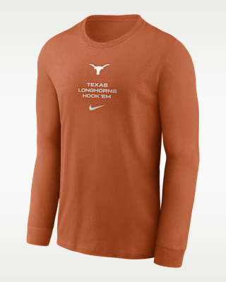 Мужская футболка Texas Sideline Nike Dri-FIT College Long-Sleeve