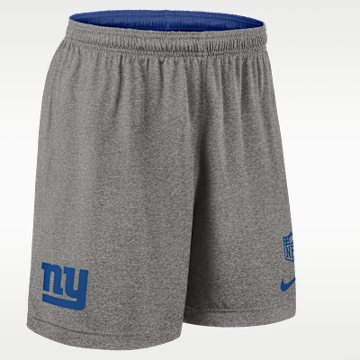 Shorts Nike Dri-FIT de la NFL para hombre New York Giants Sideline Reversible