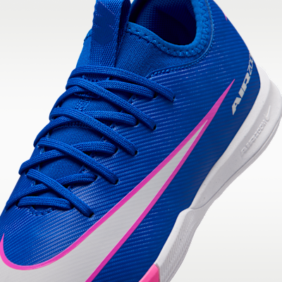 Tacos de fútbol para cancha cubierta de corte low para niños de preescolar y grandes Nike Jr. Mercurial Vapor 16 Academy