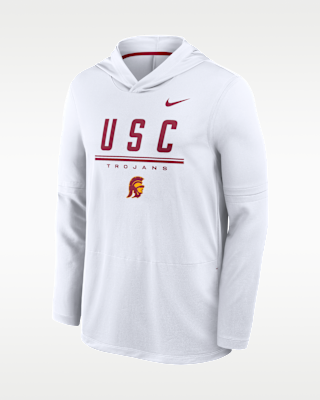 Мужские USC Sideline Nike Dri-FIT College Long-Sleeve Hooded Top