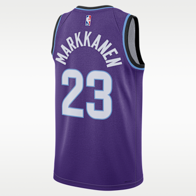 Lauri Markkanen Utah Jazz Icon Edition Men's Nike Dri-FIT NBA Swingman Jersey