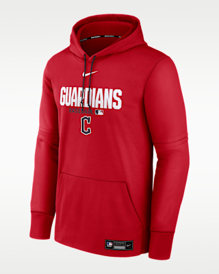 Мужское худи Cleveland Guardians Authentic Collection Nike Therma MLB Pullover Hoodie