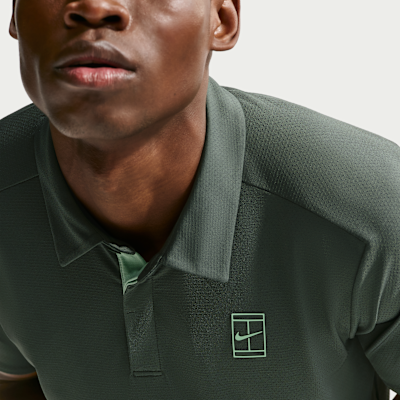 NikeCourt Advantage Dri-FIT Erkek Tenis Polo Üstü görsel 3