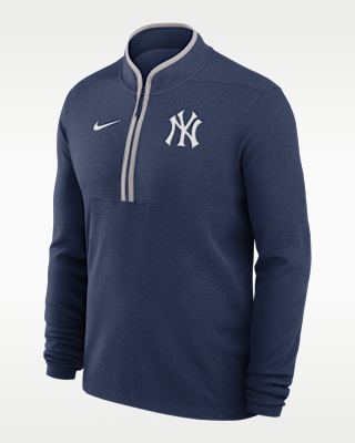 Мужские  New York Yankees Victory Nike Dri-FIT MLB 1/2-Zip Long-Sleeve Top