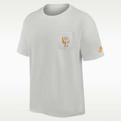 Playera universitaria Nike para hombre Tennessee Legacy Max90 Pocket 2-Hit