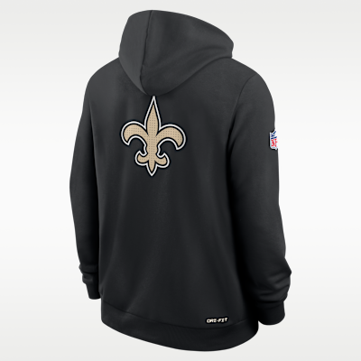 New Orleans Saints Utility Player Sideline Men's Nike Dri-FIT NFL Full-Zip Hoodie