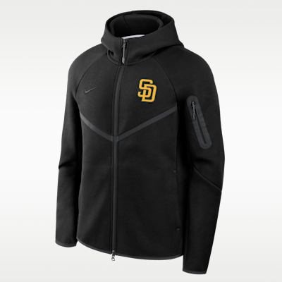 San Diego Padres Tech Fleece Windrunner Men's Nike MLB Full-Zip Hooded Jacket