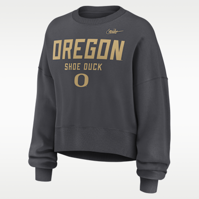 Oregon Alt Women's Nike College Pullover Crew