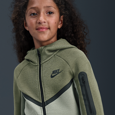 Nike Sportswear Tech Fleece Big Kids' Full-Zip Hoodie