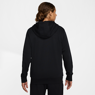 Nike Club Tam Boy Fermuarlı Fransız Havlu Kumaşı Erkek Kapüşonlu Üstü görsel 2