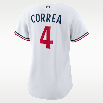 MLB Minnesota Twins (Carlos Correa) Women's Replica Baseball Jersey