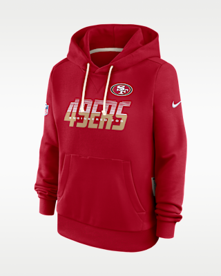 Женское худи San Francisco 49ers Sideline Standard Issue Nike Dri-FIT NFL Pullover Hoodie