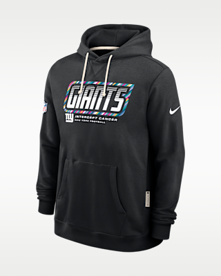 Мужское худи New York Giants Crucial Catch Sideline Standard Issue Nike Dri-FIT NFL Pullover Hoodie