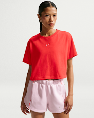 Женская футболка Nike Sportswear Classic Loose Short-Sleeve Cropped
