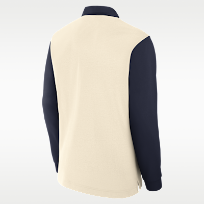 Playera de manga larga universitaria Nike para hombre Penn State Rugby