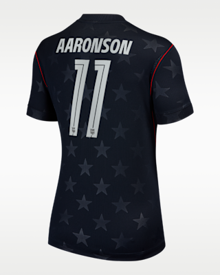 Женские джерси Brenden Aaronson USMNT 2026 Stadium Away Nike Dri-FIT Soccer Jersey