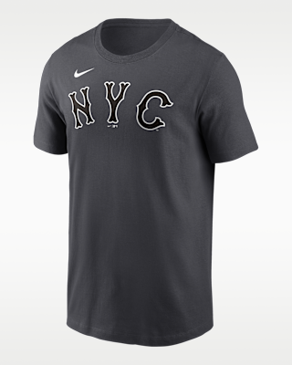 Мужская футболка New York Mets City Connect Large Logo Nike MLB