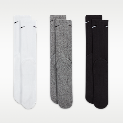 Nike Everyday Plus Cushioned Training Crew Socks (3 Pairs)