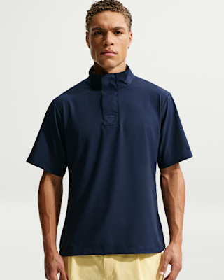 Мужские шорты Nike Tailored Performance Dri-FIT Loose Short-Sleeve Golf Windshirt