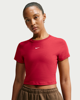 Женская футболка Nike Sportswear Chill Knit Cropped