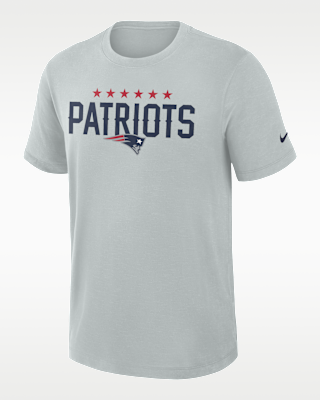 Мужская футболка New England Patriots Rivalries Collection Slub Nike Dri-FIT NFL