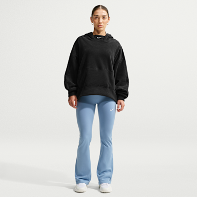 Nike One Therma-FIT Bol Kesimli Kapüşonlu Kadın Sweatshirt'ü görsel 4