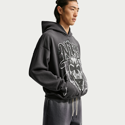 Nike Standard Issue Yumuşak Kapüşonlu Erkek Basketbol Sweatshirt'ü görsel 3