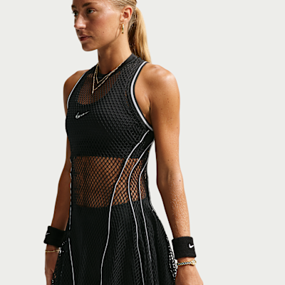 NikeCourt Slam Kadın Tenis Elbisesi görsel 2