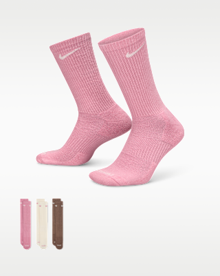 Unisex носки Nike Everyday Plus Cushioned Training Crew Socks (3 Pairs) для тренировок