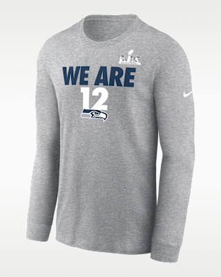 Мужская футболка Seattle Seahawks 2026 NFC Champions Fast As Fast Gets Nike NFL Long-Sleeve