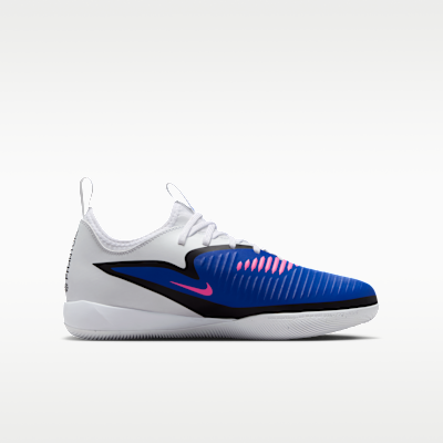 Fotbollssko för inomhusplan/futsal/street Nike Jr. Phantom 6 Low Academy för ungdom