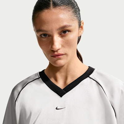 Nike Sportswear Oversize Saten Kadın Üstü görsel 3