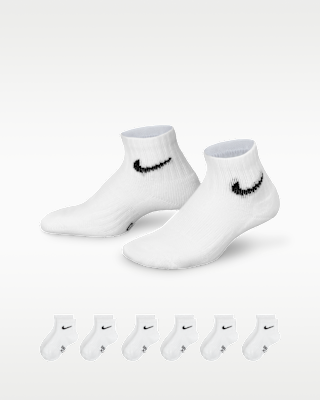 Детские носки Nike Dri-FIT Performance Basics Little Kids' Quarter Socks (6 Pairs)
