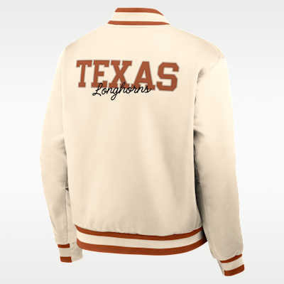 Texas Legacy Men's Nike College Full-Snap Bomber Jacket